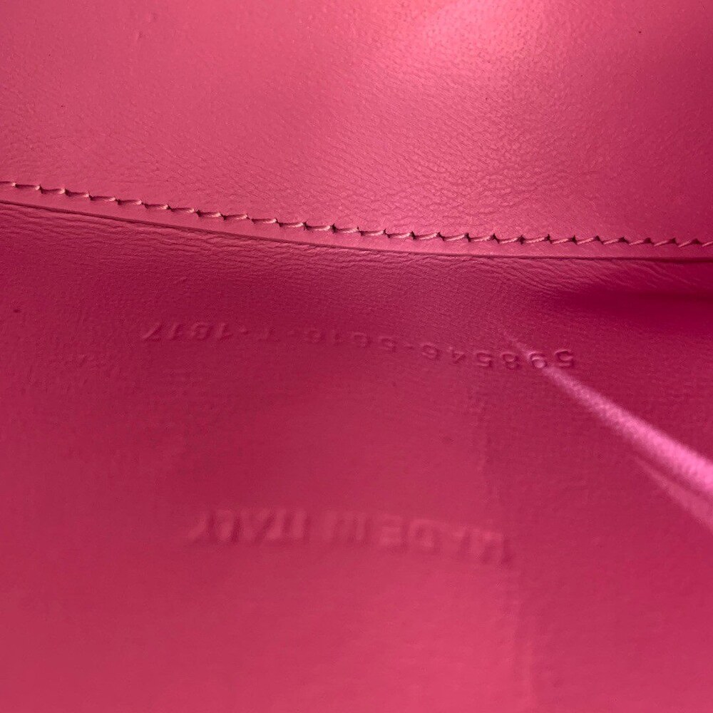 Balenciaga Pink Calfskin Hourglass Top Handle Handbag - Picture 3 of 6